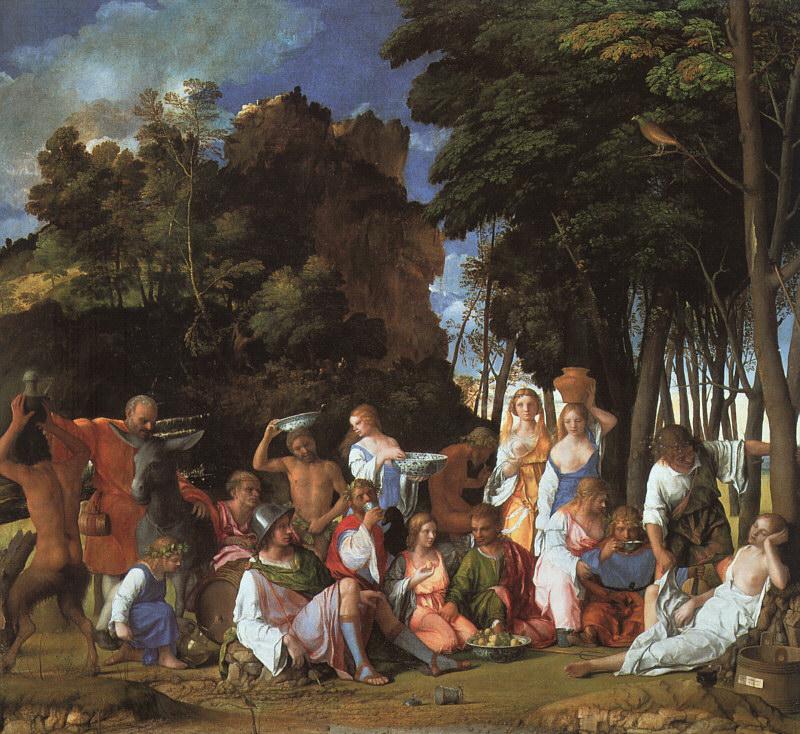Giovanni Bellini Feast of the Gods oil painting image
